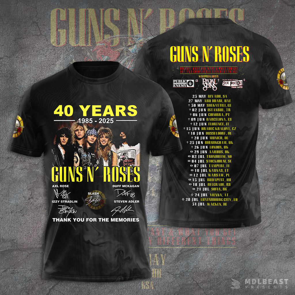 Guns N' Roses 3D Apparel – TANTN 12833