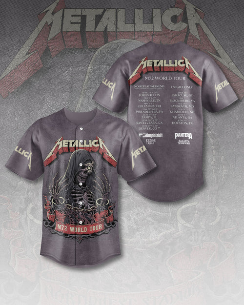 Metallica Baseball Jersey – HOATT 11001