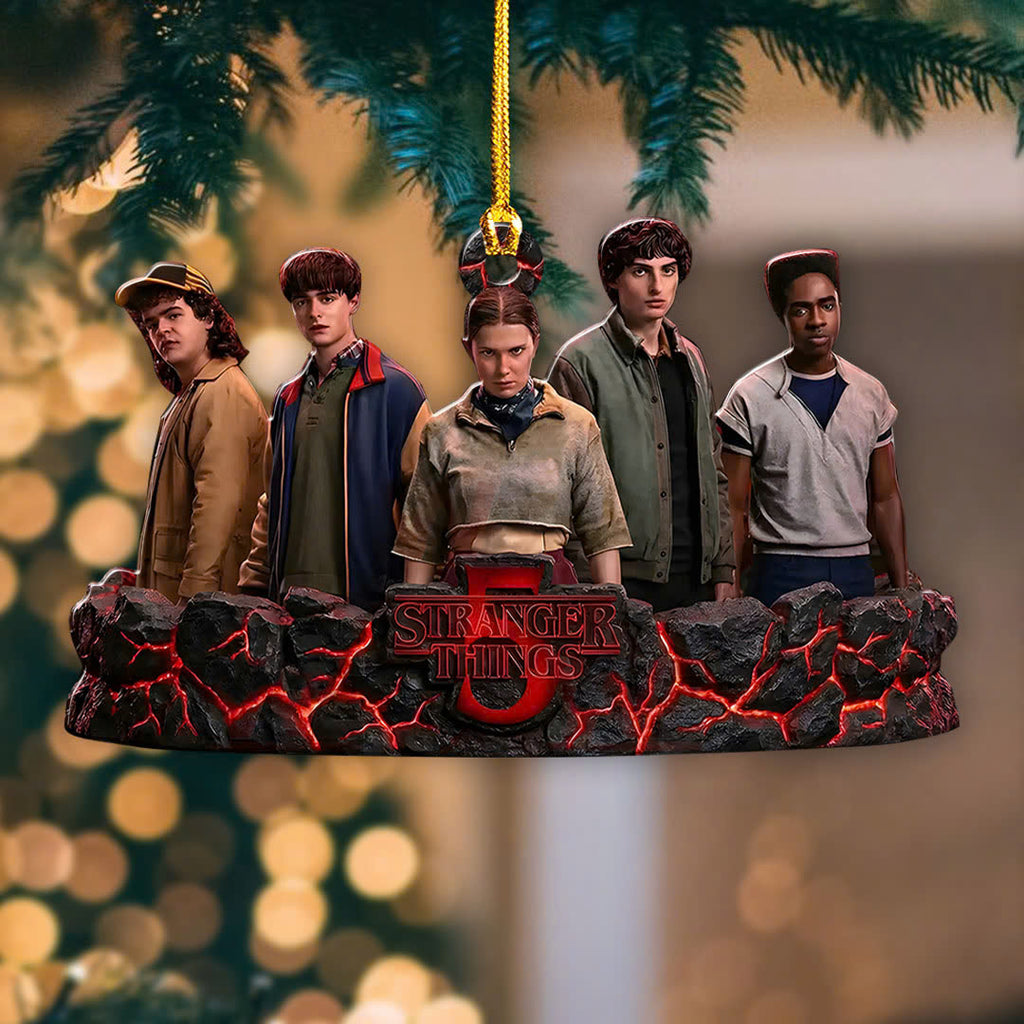 Stranger Things 10th Anniversary Custom Shape 2-sided Acrylic Ornament – HOATT15090