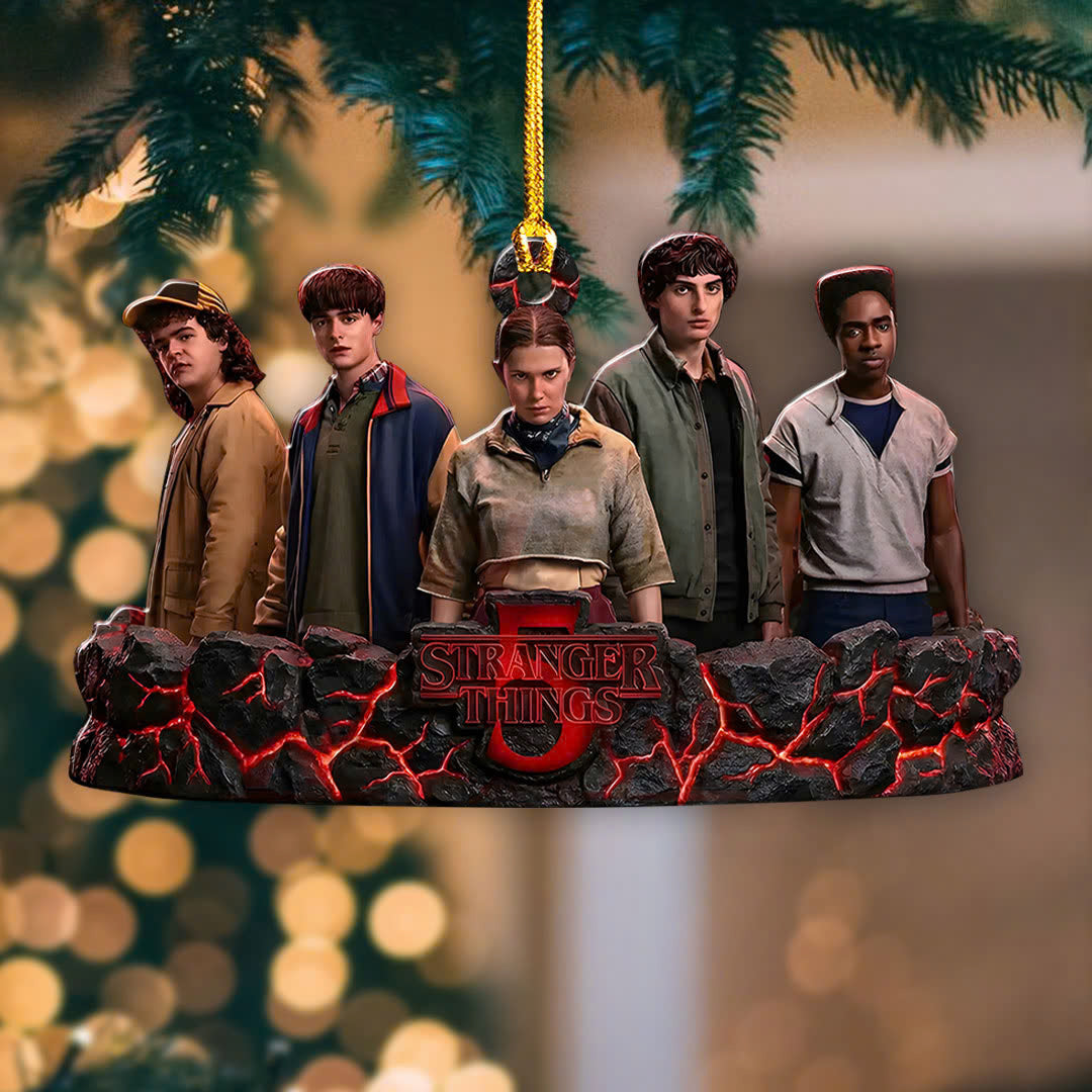 Stranger Things 10th Anniversary Custom Shape 2-sided Acrylic Ornament – HOATT15090
