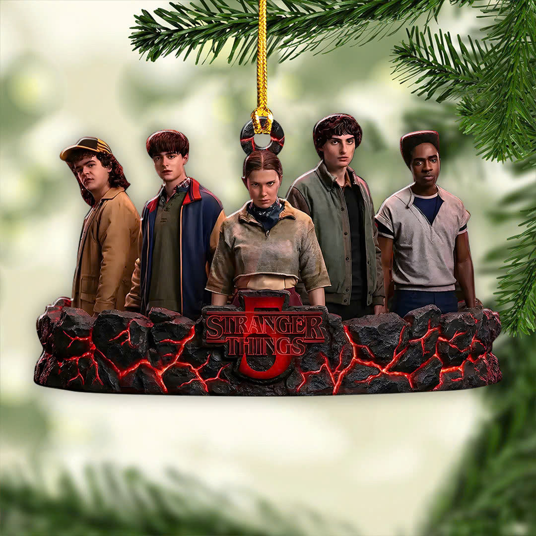 Stranger Things 10th Anniversary Custom Shape 2-sided Acrylic Ornament – HOATT15090