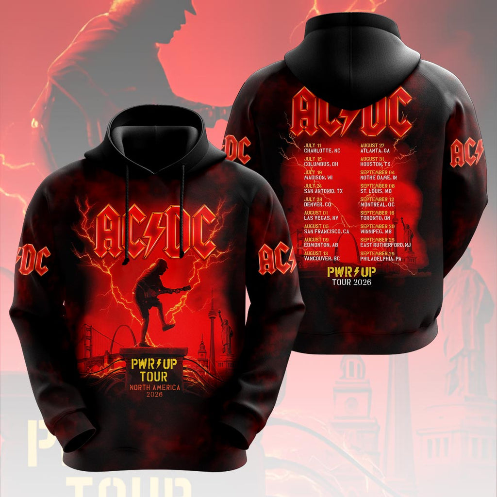 AC/DC World Tour 2026 3D Apparel – HOATT20092