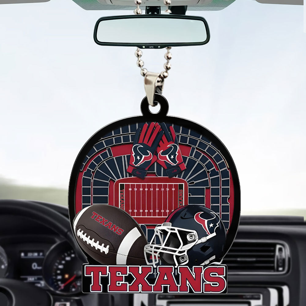 Houston Texans Custom shape 2-sided Acrylic Car Ornament – TMTHU756