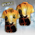 Star Wars Short Sleeve Button-Down Shirt – HUANNM 4742