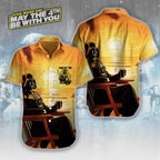 Star Wars Short Sleeve Button-Down Shirt – HUANNM 4742