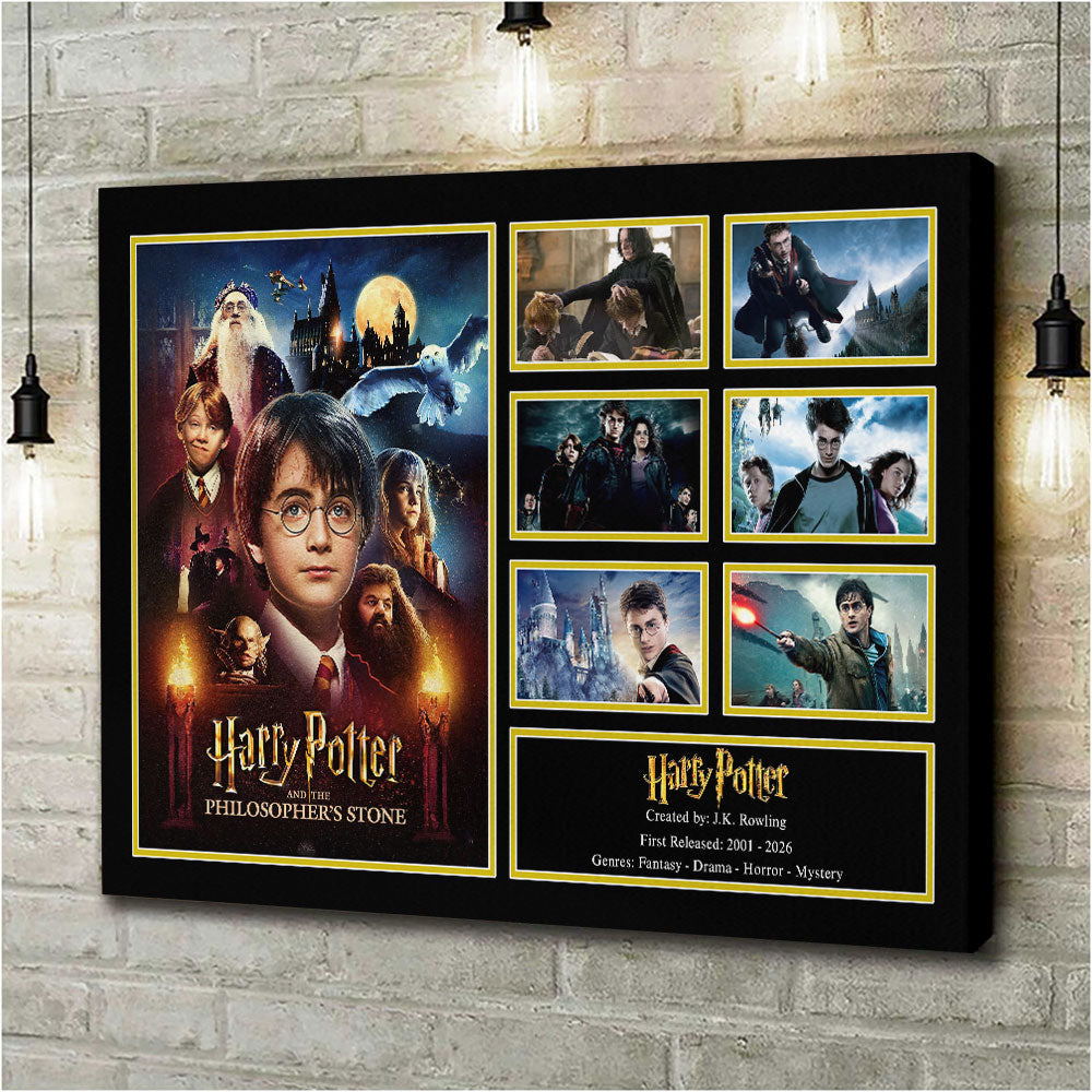 Harry Potter 25th Anniversary Rectangle Canvas With Inner Frame – HOATT15689