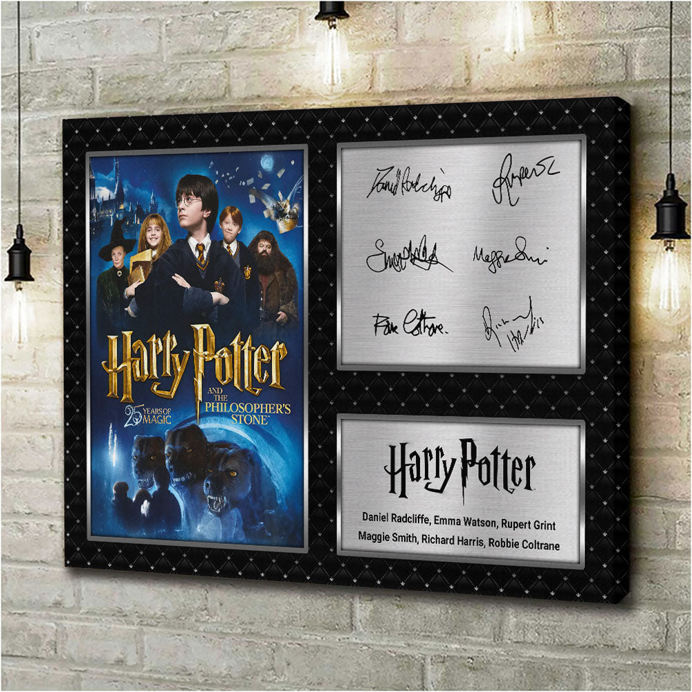 Harry Potter 25th Anniversary Rectangle Canvas With Inner Frame – HOATT15859
