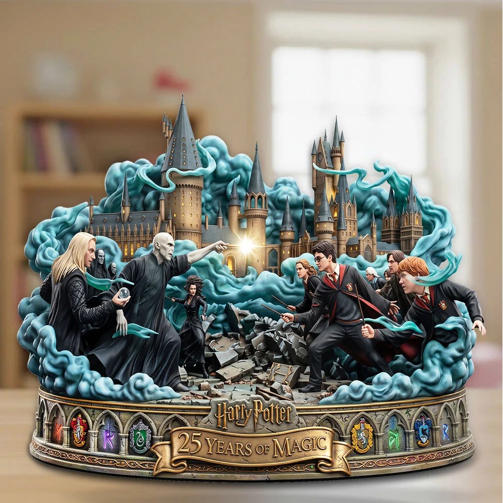 Harry Potter 25th Anniversary Custom Shape Acrylic Plaque – TMTHU100021