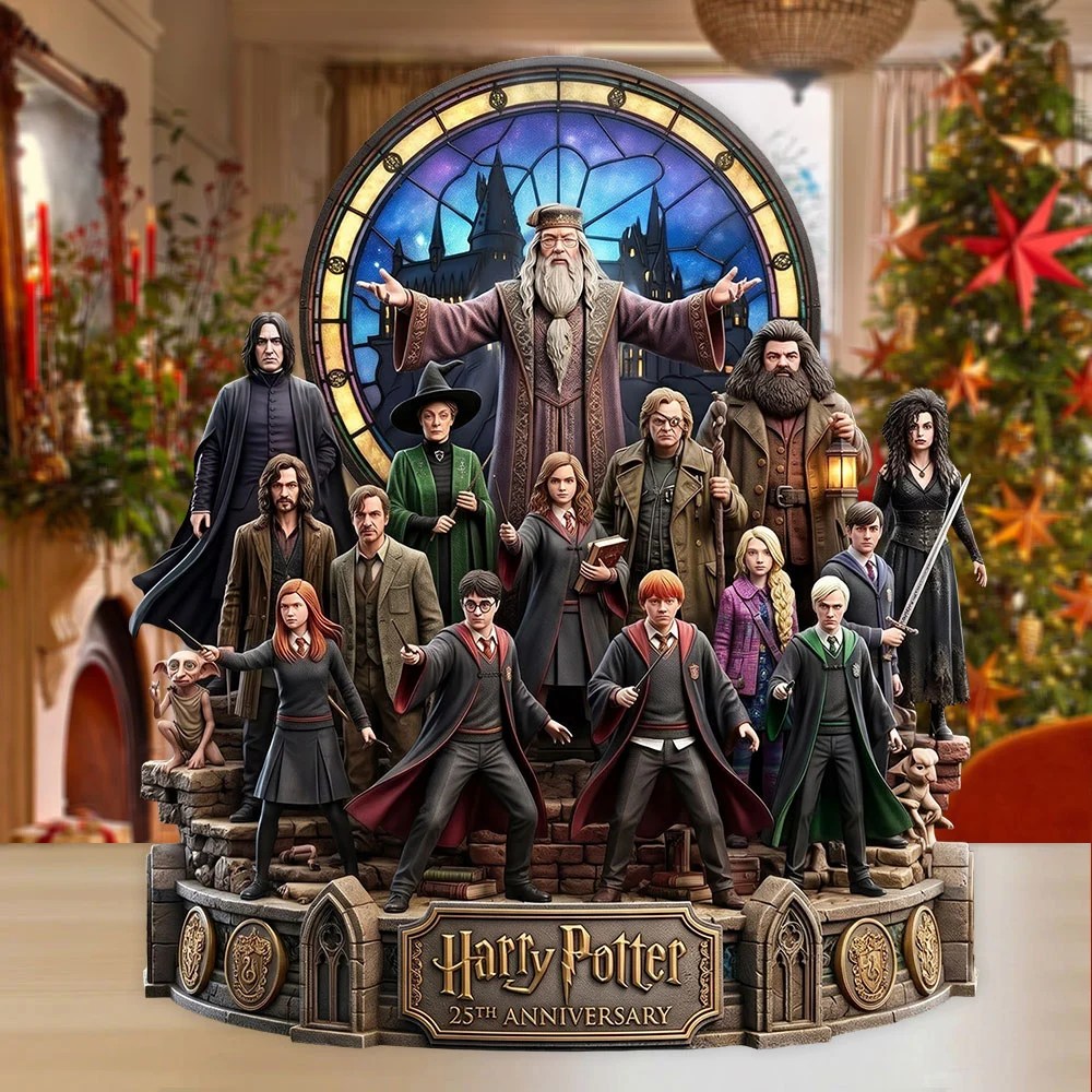 Harry Potter 25th Anniversary Custom Shape Acrylic Plaque – TMTHU10268