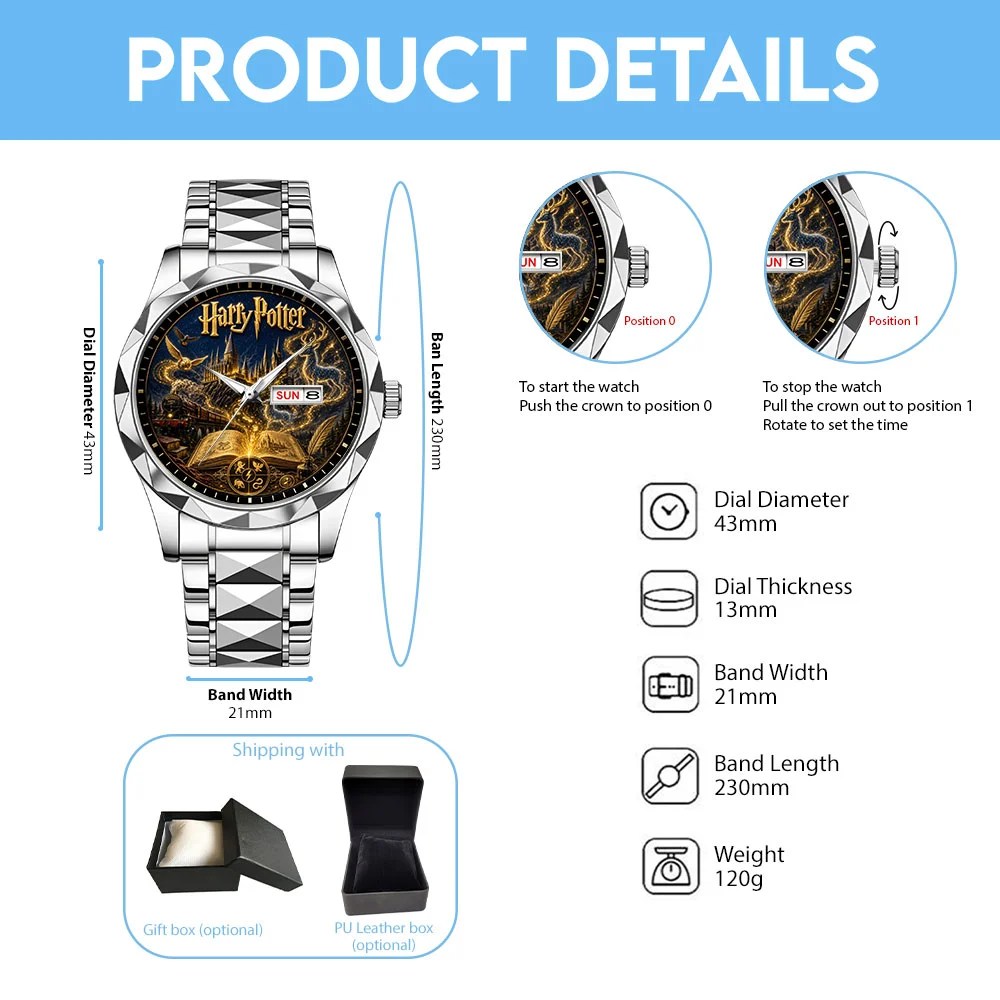 Harry Potter Alloy Luxury Quartz Watch – MAITM15494