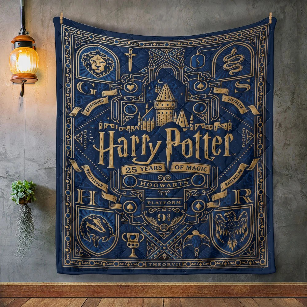 Harry Potter 25th Anniversary Quilt Blanket – TMTHU8991