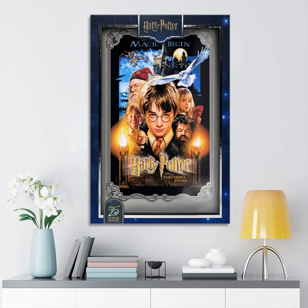 Harry Potter 25th Anniversary Rectangle Canvas With Inner Frame – TANTN24977