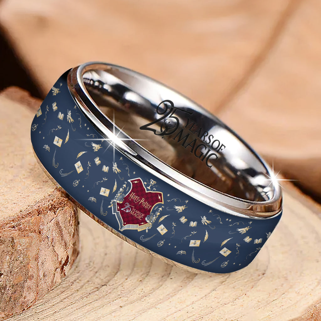 Harry Potter 25th Anniversary 2026 Custom Alloy Ring – TANTN19648