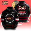 Chicago Blackhawks 100th Anniversary 2026 3D Apparel – GNE4343