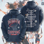 UConn Huskies Women's Basketball 2026 Big East Champions 3D Apparel – GNE5395