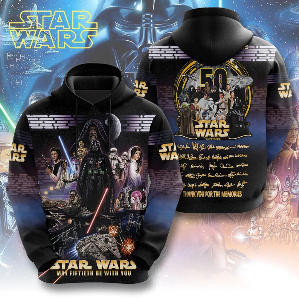 Star Wars 50th Anniversary 3D Apparel – TMTHU10222