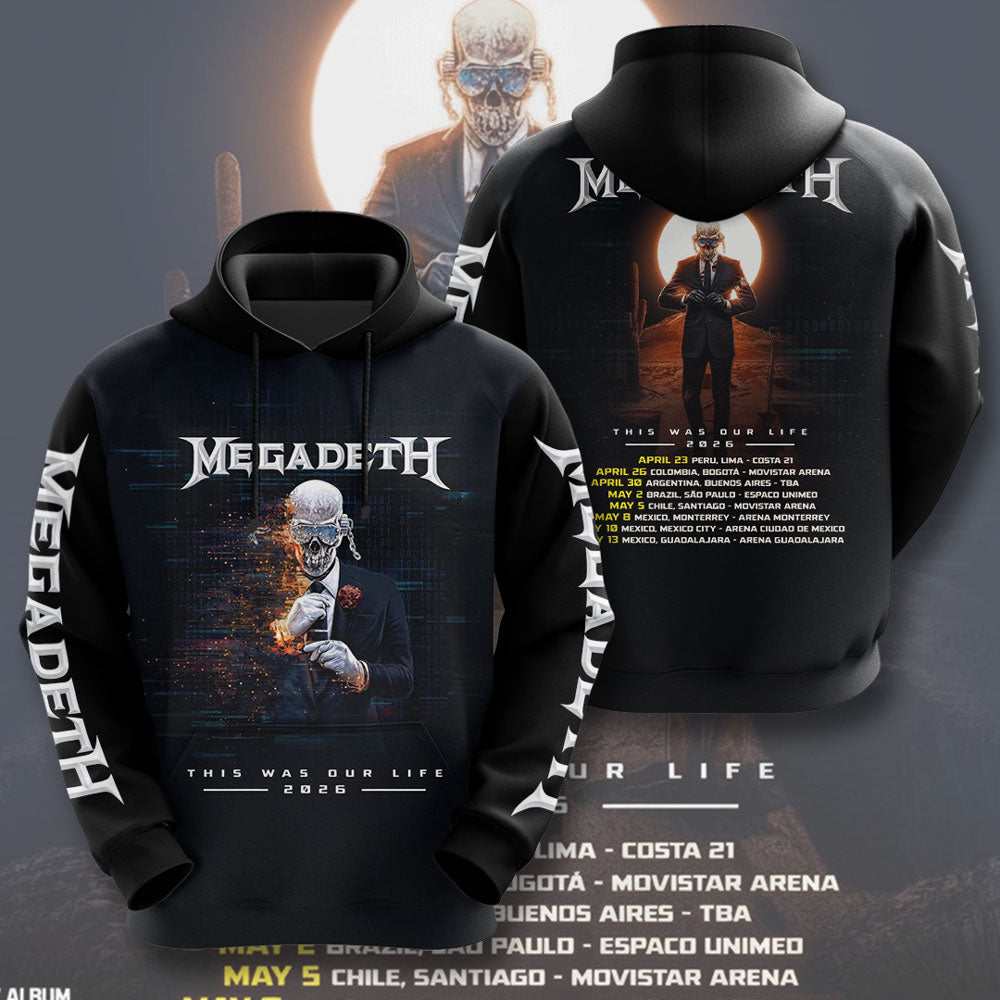 Megadeth 3D Apparel – TMTHU1836