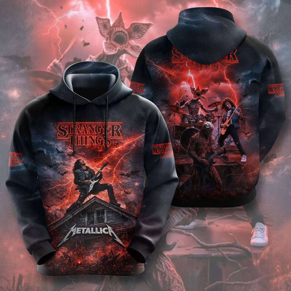 Metallica x Stranger Things 3D Apparel – TMTHU3066