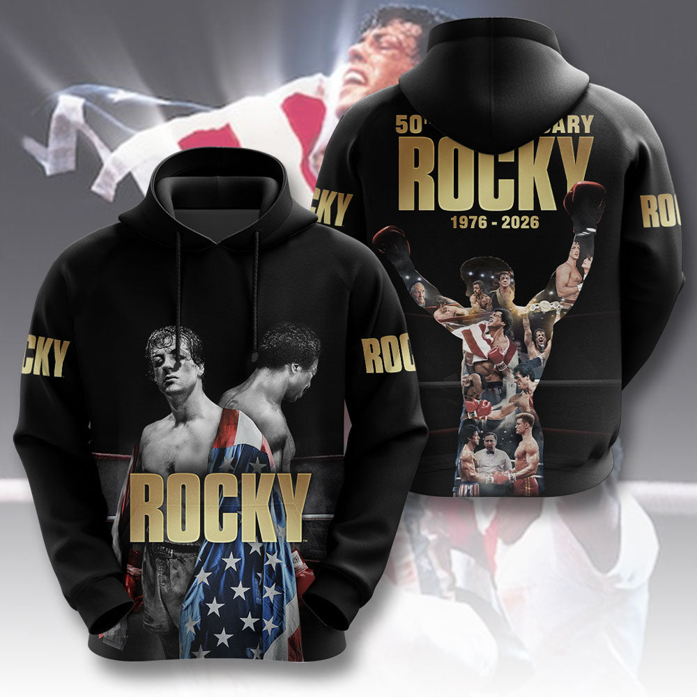 Rocky Balboa 50th Anniversary 3D Apparel – TMTHU3154