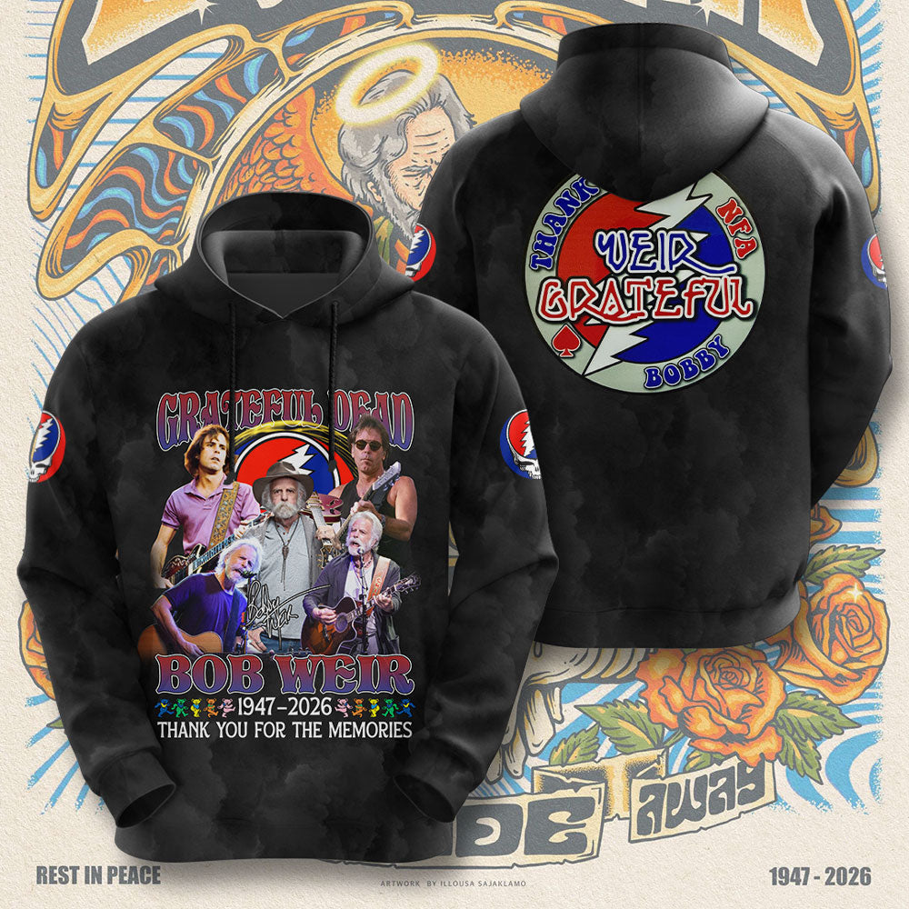 Grateful Dead x Bob Weir 3D Apparel – TMTHU3235