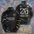 Paris Saint-Germain 25/26 Champions League Champions 3D Apparel – TMTHU6574