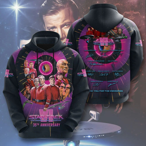 Star Trek VI: The Undiscovered Country 35th Anniversary 3D Apparel – TMTHU9187