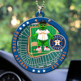 Houston Astros Custom shape 2-sided Acrylic Car Ornament – HOATT13042