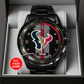 Personalized Houston Texans Black Stainless Steel Watch – TANTN16014
