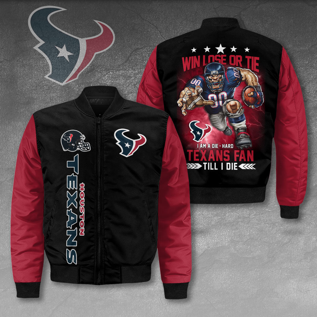 Houston Texans 3D Bomber Jacket – HOATT12808