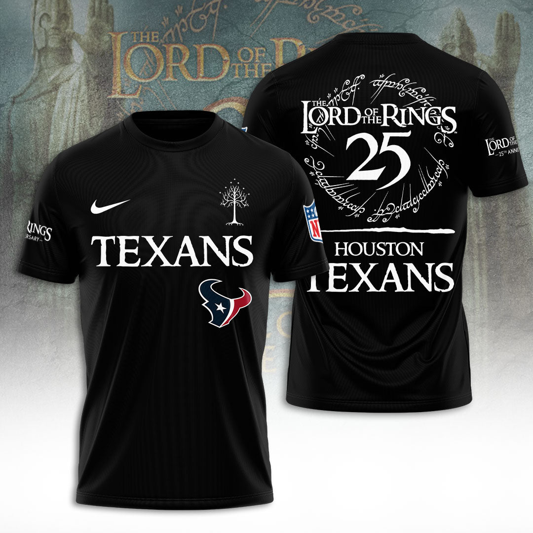 Houston Texans x The Lord of The Rings 25 Years 3D Apparel – TANTN19565