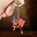 Hulk Hogan Custom Shape 2-sided Keychain – HOATT 12165