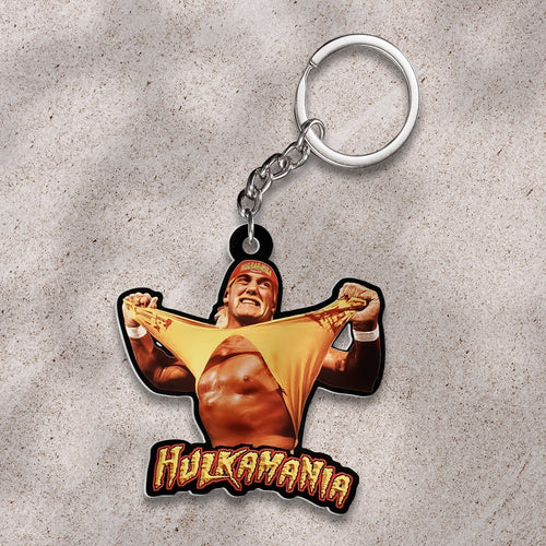 Hulk Hogan Custom Shape 2-Side Printed Keychain – HOATT12363