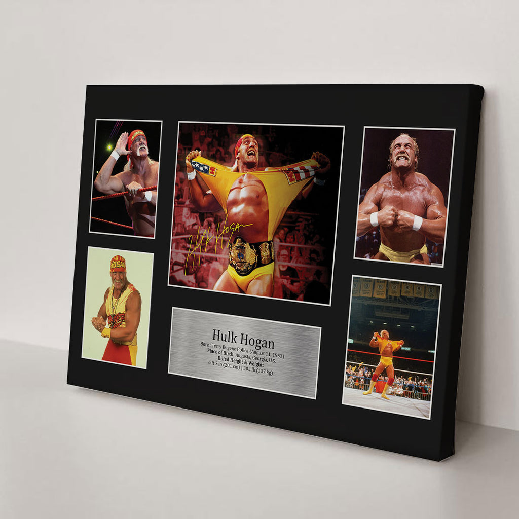 Hulk Hogan Rectangle Canvas With Inner Frame – HOATT 12058