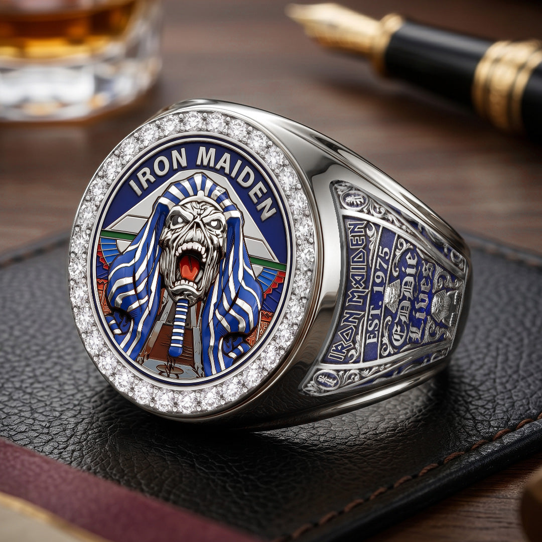 Iron Maiden 3D Engraved Ring – TMTHU7352