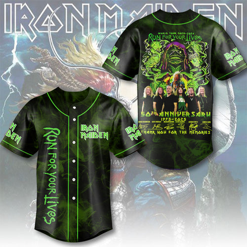 Iron Maiden Baseball Jersey – TMTHU416