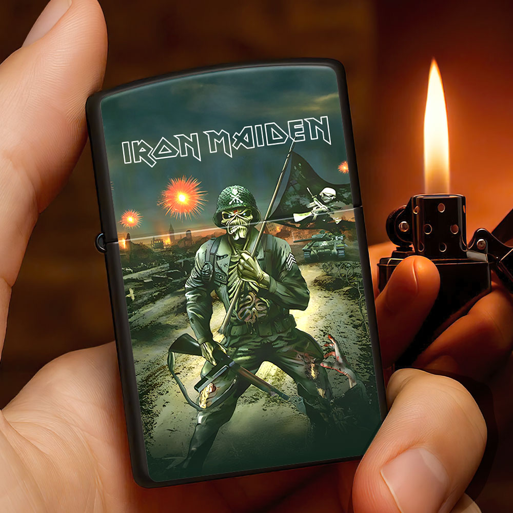 Iron Maiden Zippo Lighter Case (No Insert) – TMTHU1050