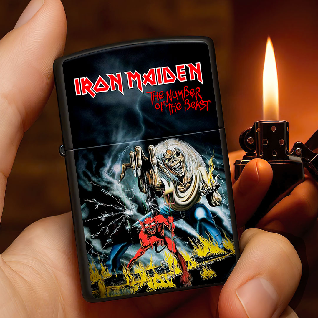 Iron Maiden Zippo Lighter Case (No Insert) – TMTHU1058