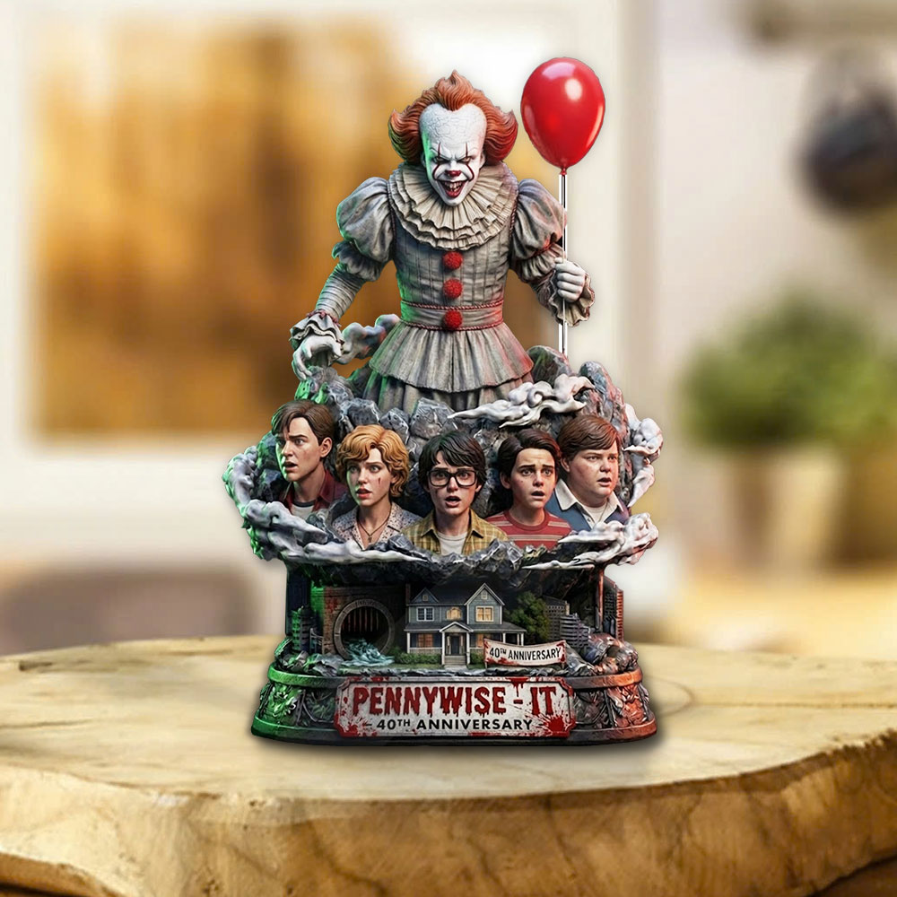 IT x Pennywise 40th Anniversary 2026 Custom Shape Acrylic Plaque – TMTHU3829
