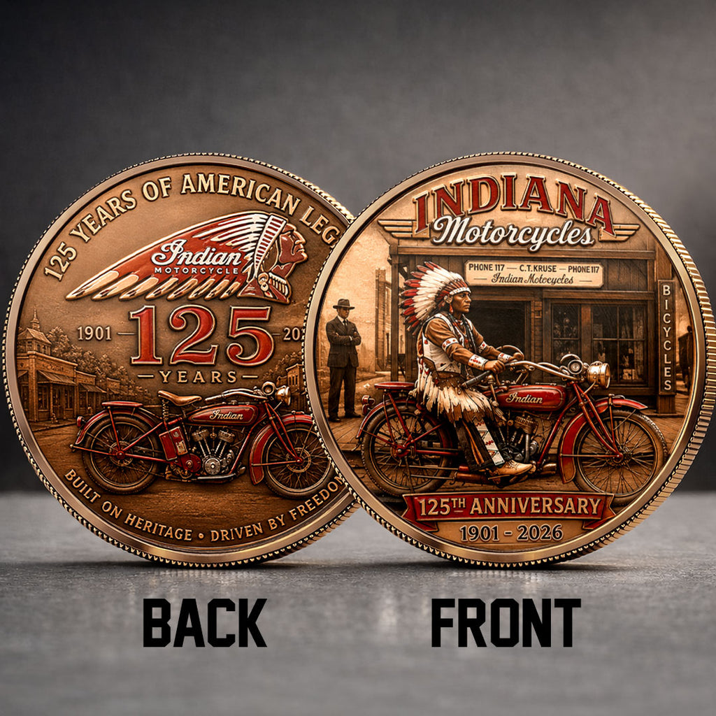 Indian Motorcycle 125th Anniversary Commemorative Coin – TMTHU8047