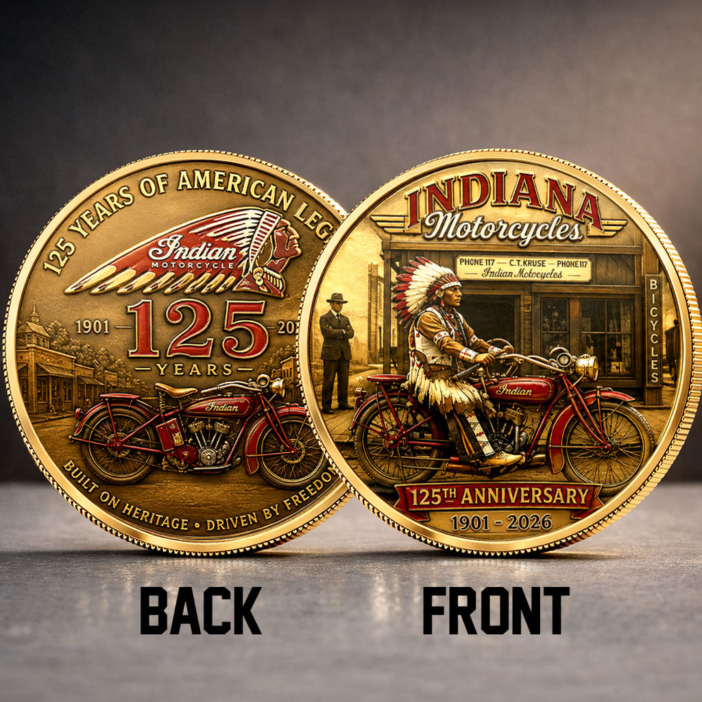 Indian Motorcycle 125th Anniversary Commemorative Coin – TMTHU8047