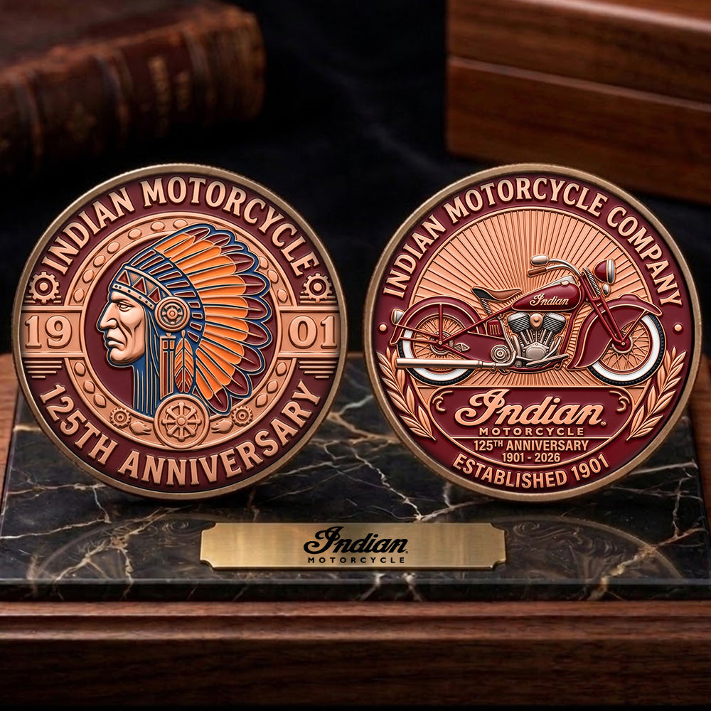 Indian Motorcycle 125th Anniversary Commemorative Coin – TMTHU8050