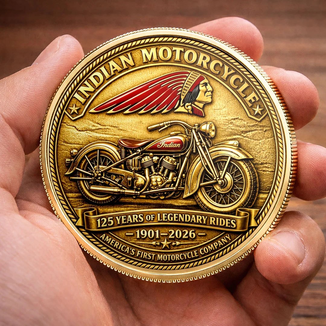 Indian Motorcycle 125th Anniversary 2026 Commemorative Coin – MAITM15417