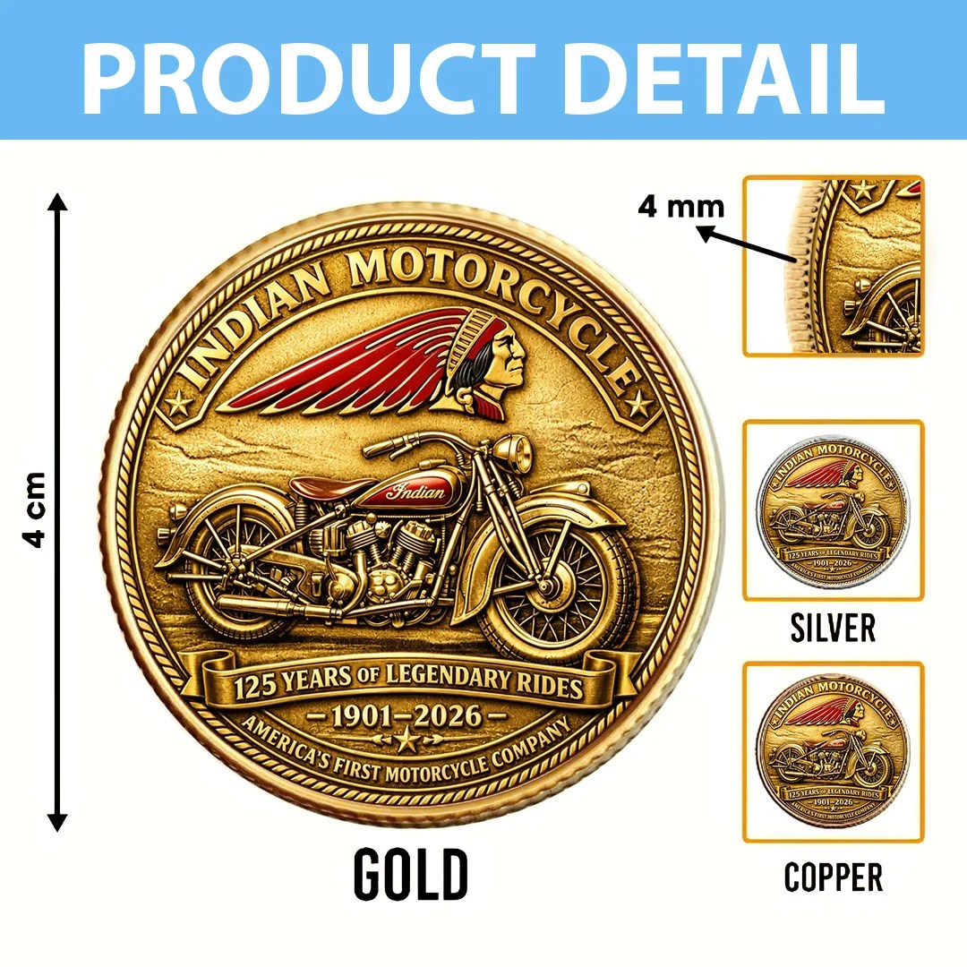 Indian Motorcycle 125th Anniversary 2026 Commemorative Coin – MAITM15417