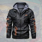 Indian Motorcycle 125th Anniversary 2D Leather Hooded Jacket – TMTHU9414
