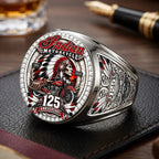 Indian Motorcycle 125th Anniversary 3D Engraved Ring – TMTHU10267