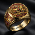 Indian Motorcycle 125th Anniversary 3D Engraved Ring – HOATT20487