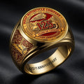 Indian Motorcycle 125th Anniversary 3D Engraved Ring – HOATT20488