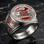 Indian Motorcycle 125th Anniversary 3D Engraved Ring – HOATT20488