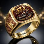 Indian Motorcycle 125th Anniversary 3D Engraved Ring – HOATT20608