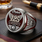 Indian Motorcycle 125th Anniversary 3D Engraved Ring – TMTHU9900